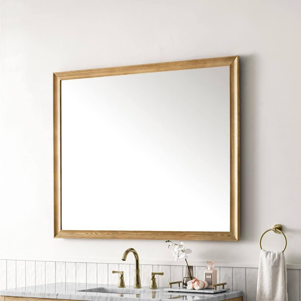 Glenbrooke Solid Wood Flat Wall Mirror
