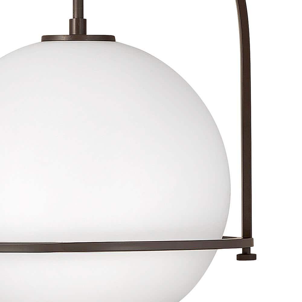 Arie Single Light Glass Dimmable Pendant