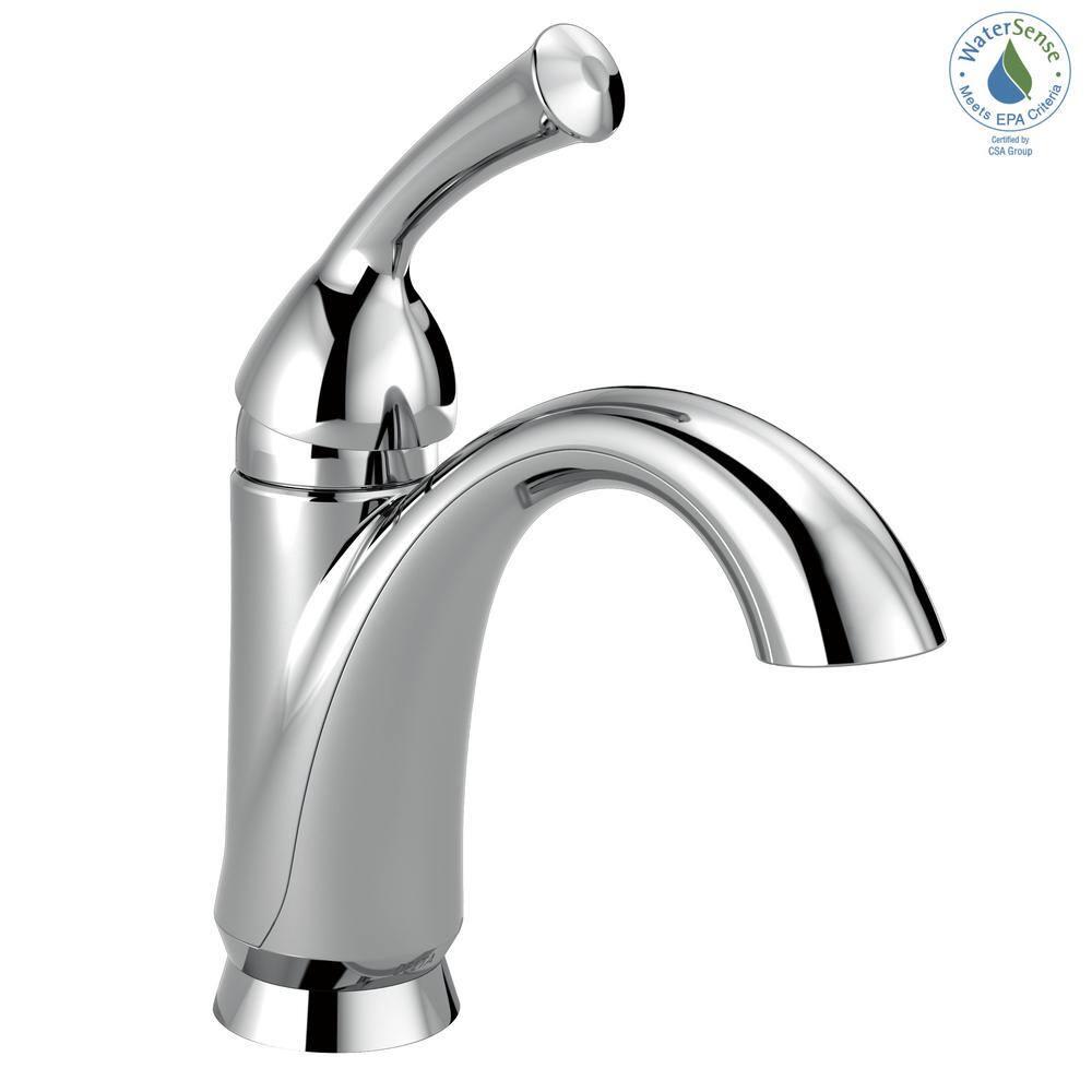 Haywood Single Hole Bathroom Faucet with Drain Assembly, Single Handle Bathroom Sink Faucet