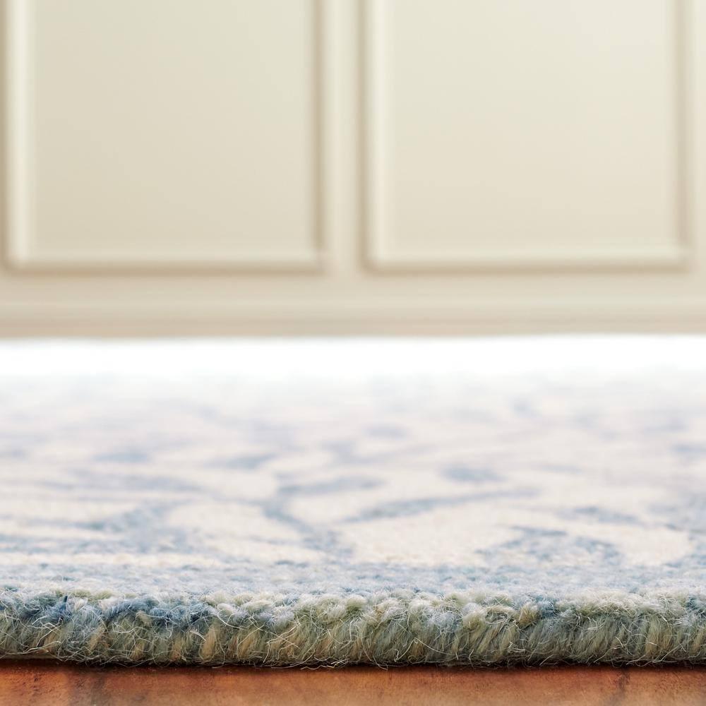 Martha Stewart Hand Tufted 80% Wool, 20% Cotton Floral Rug