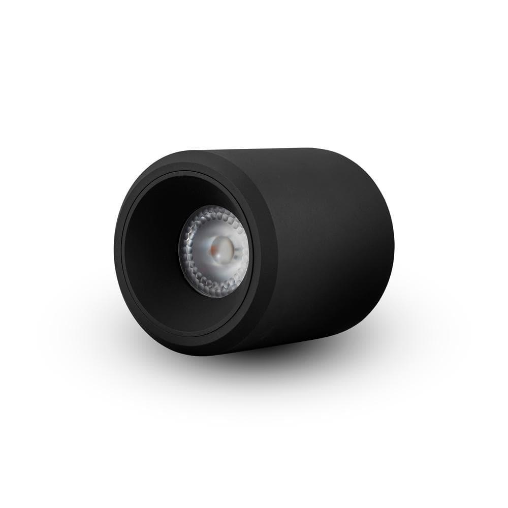 Node 3.5-in Round Integrated LED ETL Certified Surface Mounted Downlight, Beam Angle 33, Black