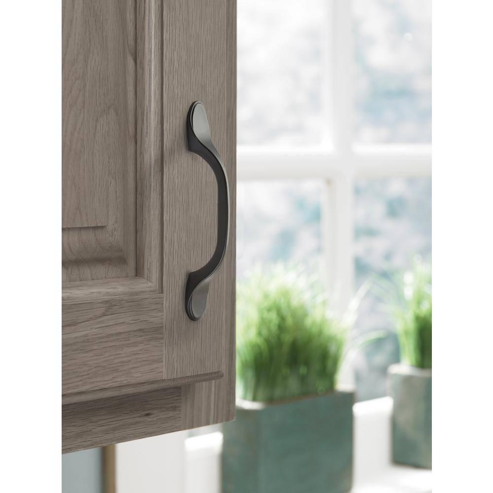 Matte Black Traditional 5" Cabinet Bar Pull with Mounting Hardware