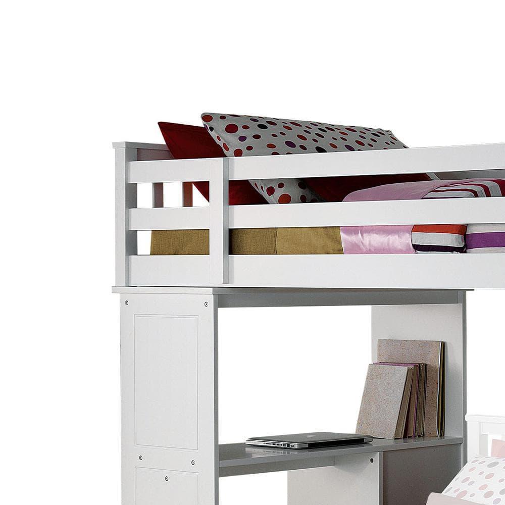 Isabelle & Max™ Estefania Twin 8 Drawer Loft Bed with Bookcase by Isabelle & Maxâ¢