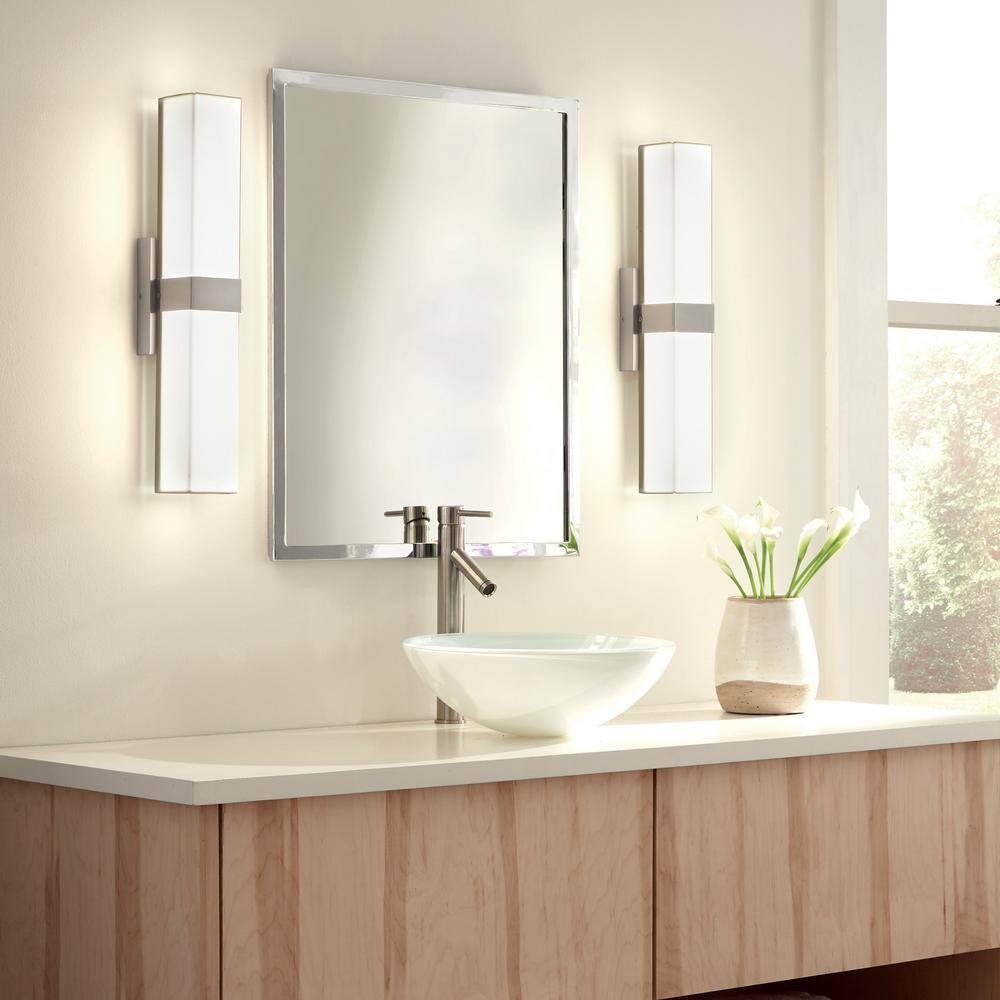 Sea Gull Lighting 4422991S-962 Vandeventer Wall/Bath Vanity Style Fixture, LED - Light, Brushed Nickel