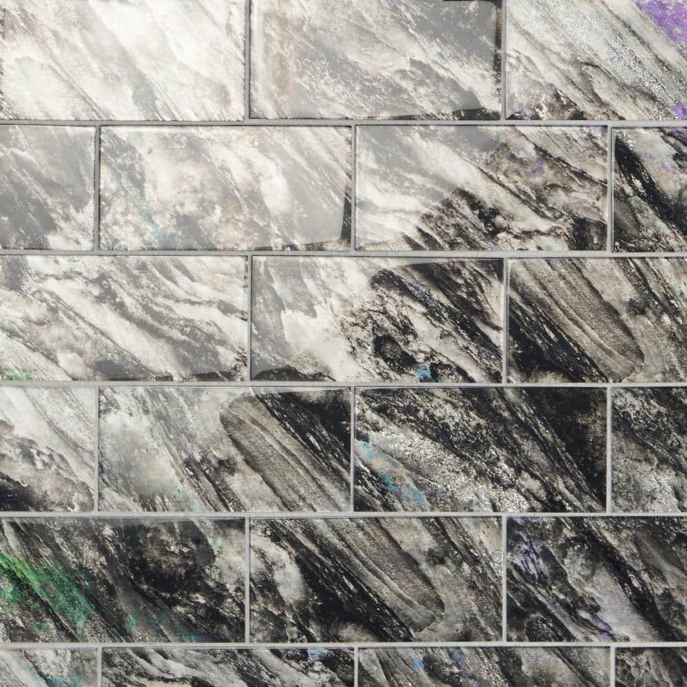 Bond Tile Wonder Glass 4.37 in. x 8.74 in. Polished Glass Wall Tile (5.3 Sq. Ft. / Case)