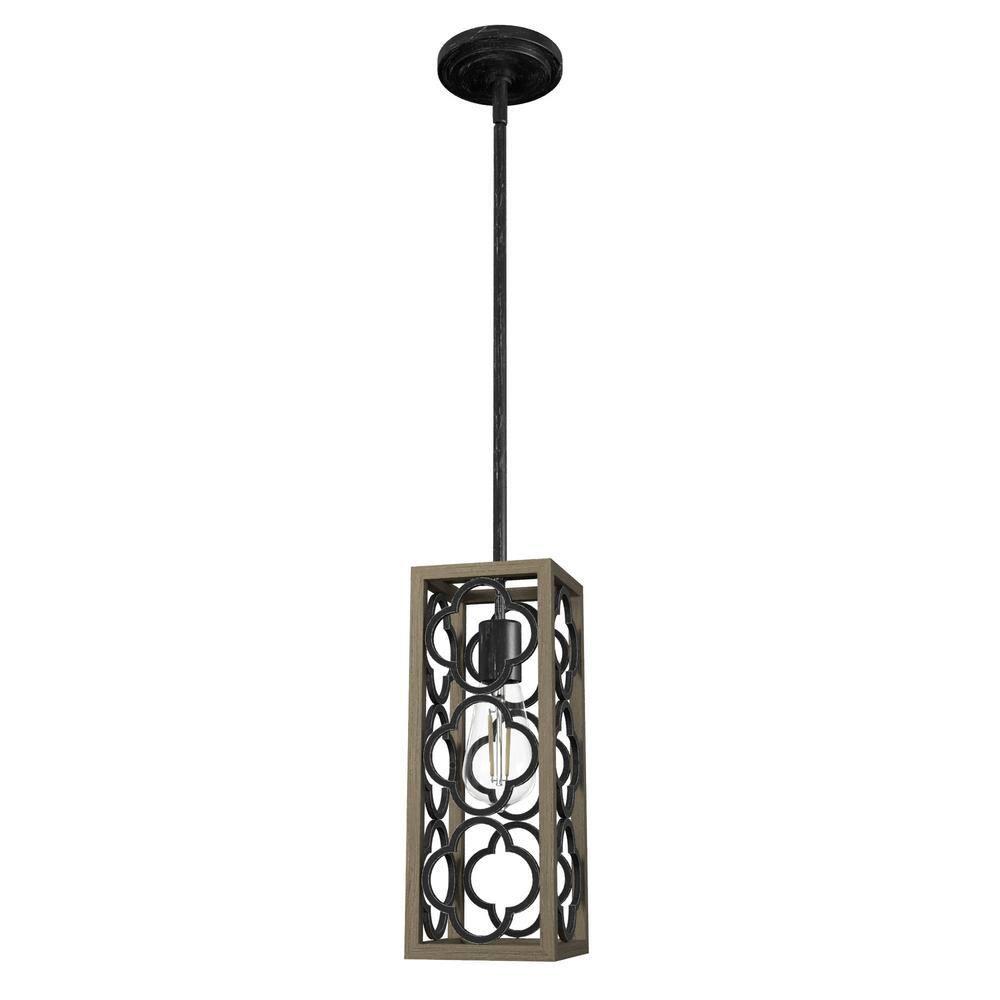 Hunter Fan Gablecrest 1 - Light Single Rectangle Pendant