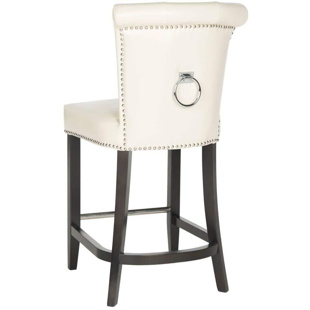 Addo Ring Counter Stool - Flat Cream - Safavieh