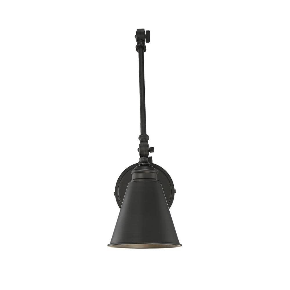 Savoy House Morland 1 - Light Swing Arm Lamp in  Matte Black