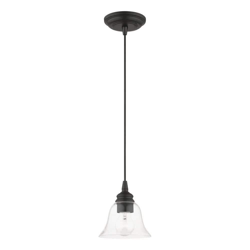 Livex Lighting Moreland 1 - Light Pendant in Black