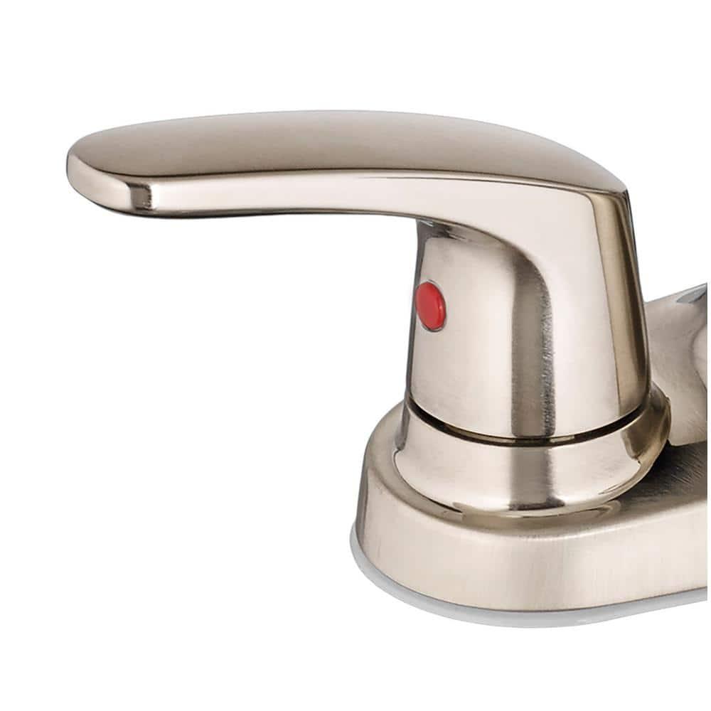 Colony Pro Brushed Nickel 4-Inch Centerset 2-Handle Bathroom Faucet
