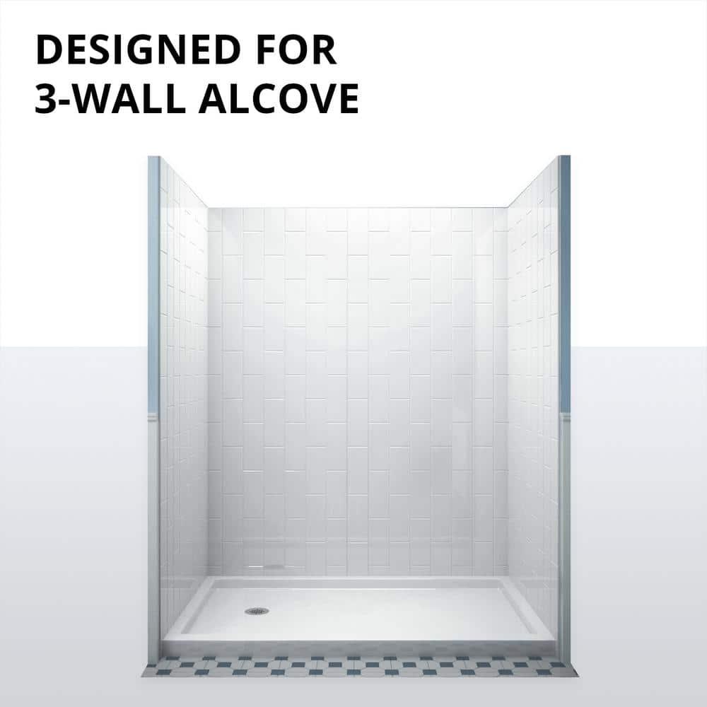 SlimLine 48" x 32" Single Threshold Shower Base