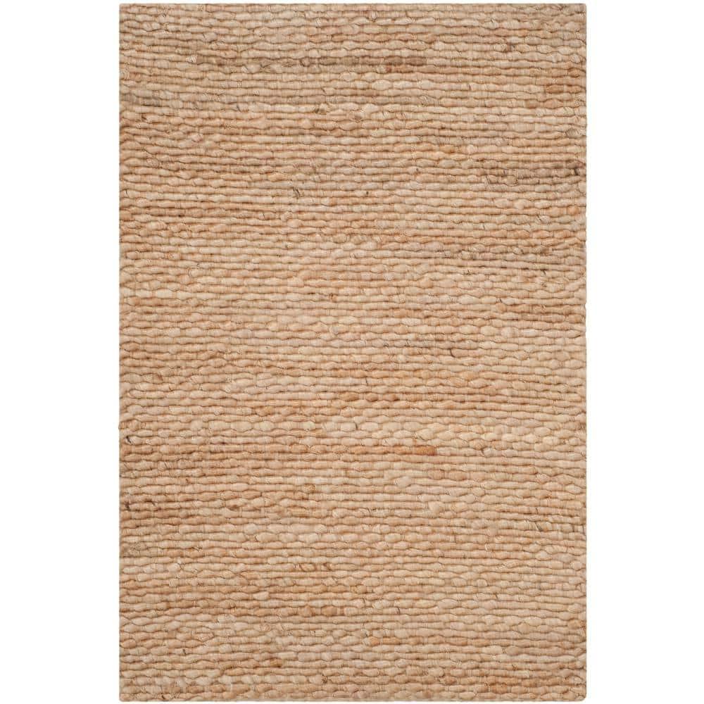 SAFAVIEH Natural Fiber Bryon Braided Jute Area Rug, Natural, 2' x 3'