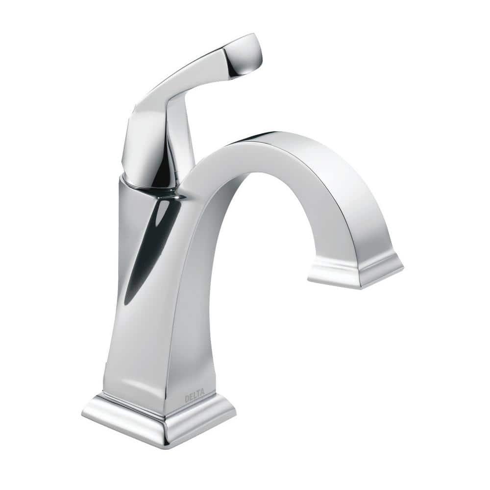 Dryden Single Hole Bathroom Faucet with Drain Assembly, Single Handle Bathroom Sink Faucet