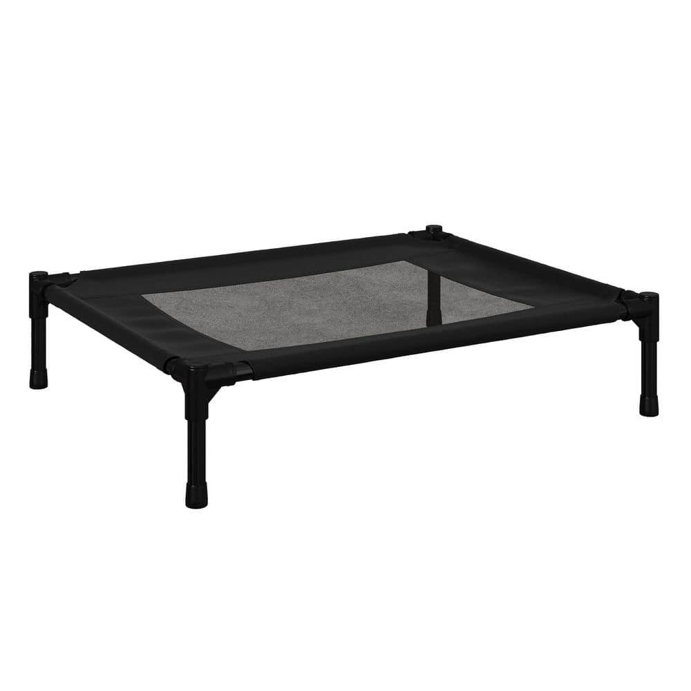 Petmaker PETMAKER 24.5x18.5-Inch Elevated Dog Bed, Black
