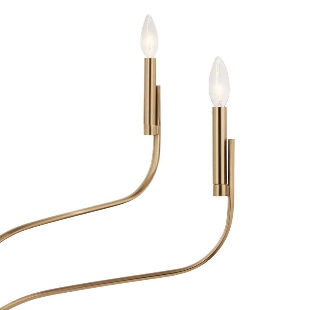 52673CPZ-Kichler Lighting-Livadia - 6 Light Chandelier-33 Inches Tall and 36.25 Inches Wide-Champagne Bronze Finish