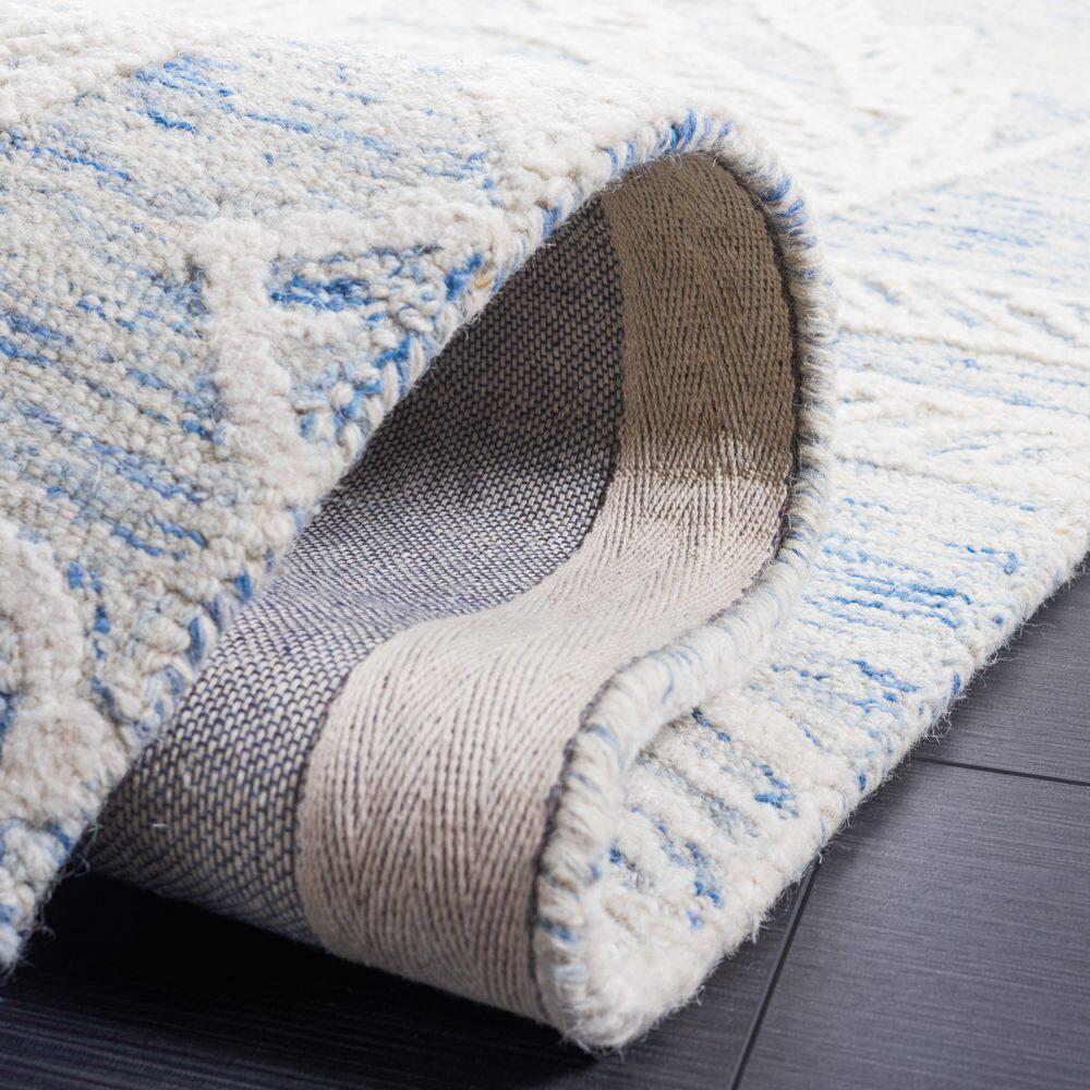 Jardin JAR727 Hand Tufted Area Rug - Blue/Ivory - 3'x5' - Safavieh.