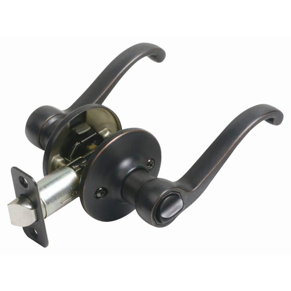 Scroll Privacy Bed/Bath Door Lever