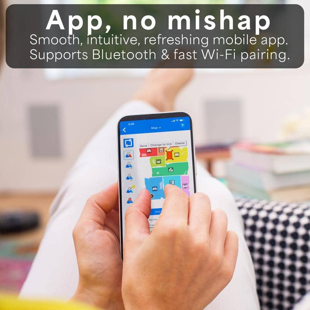 Self Empty Dustin Wi-Fi Connected Self-Emptying Robot Vacuum and Mop