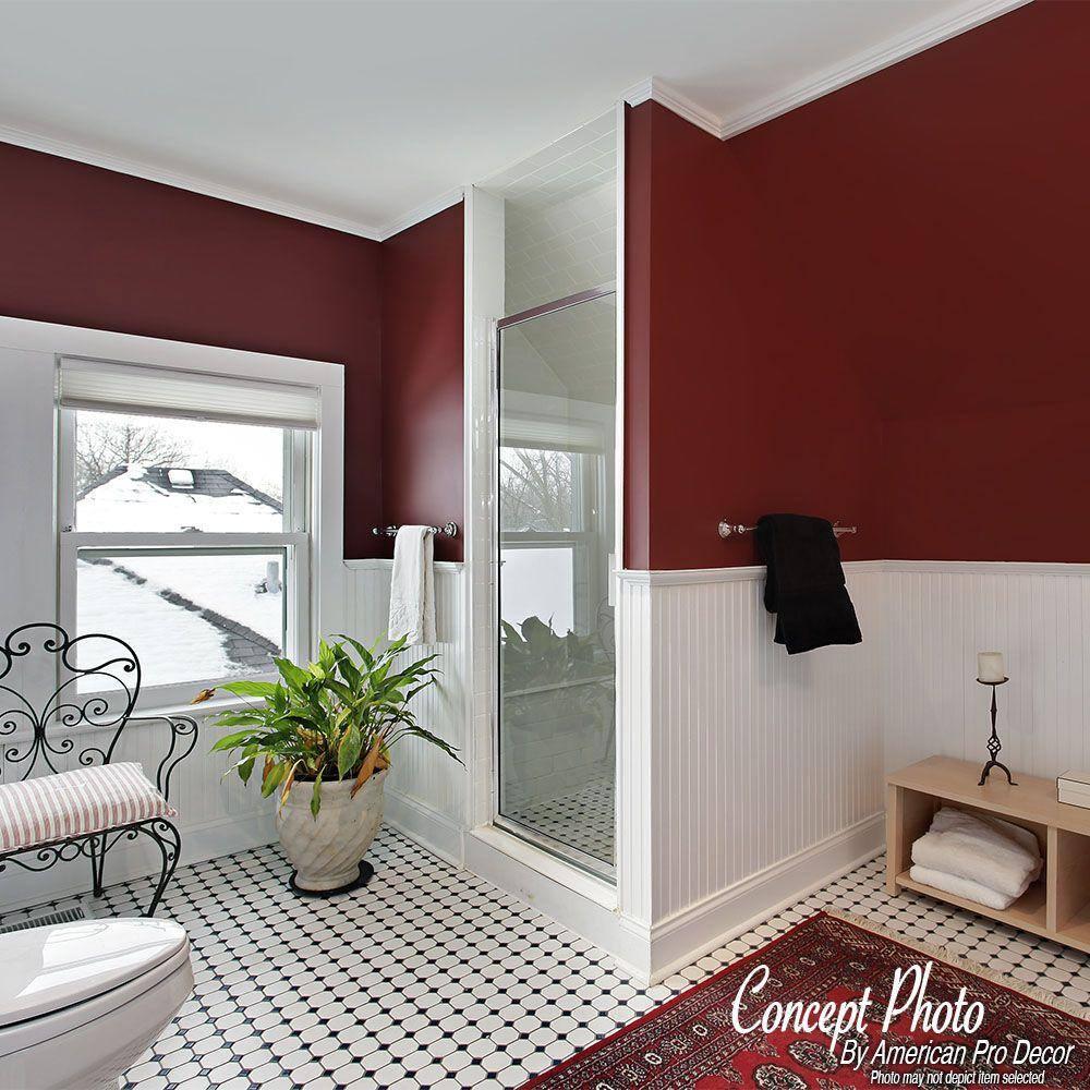 2-1/2 in x 2-1/2 in x 6 in Long Plain Recycled Polystyrene Crown Moulding Sample