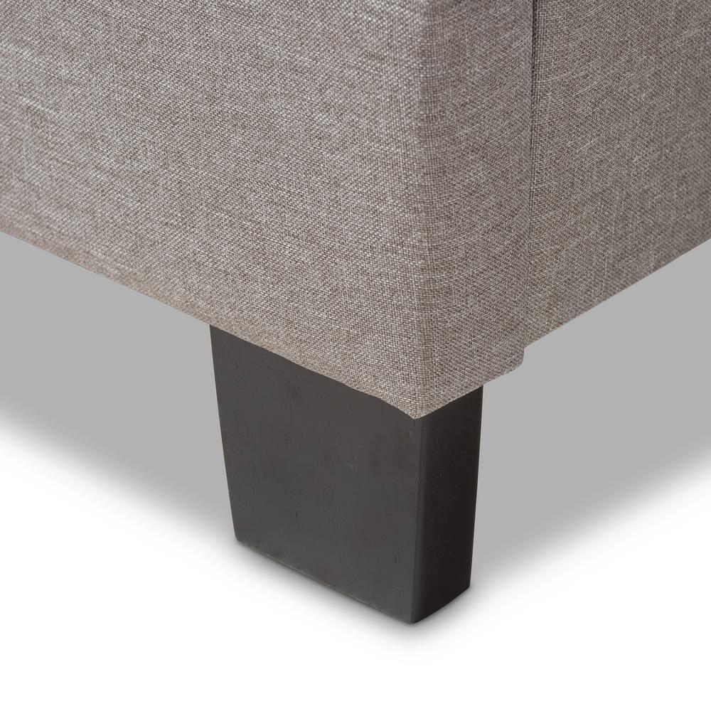 Emerson Modern and Contemporary Fabric Upholstered Bed - Baxton Studio