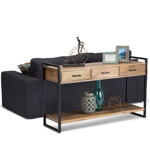 Riverside 54.3'' Solid Wood Console Table