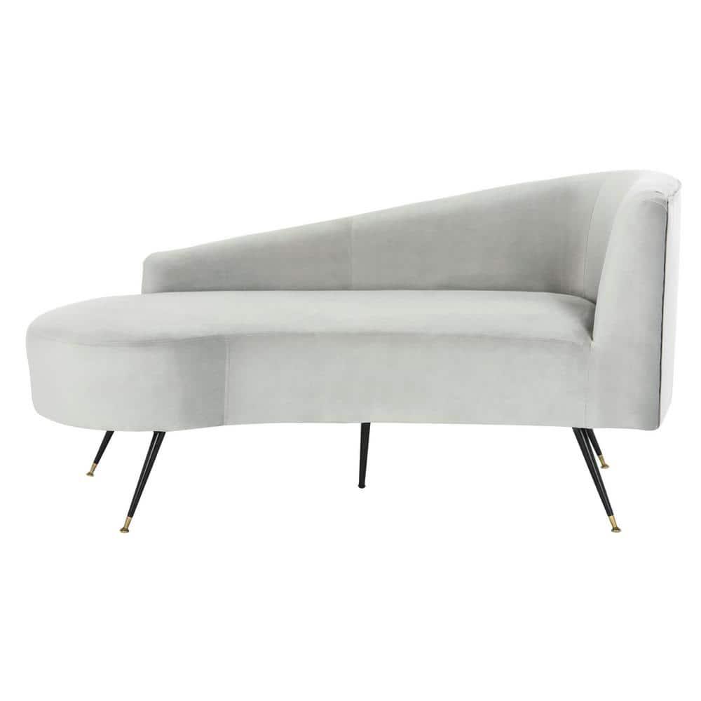 Evangeline Parisian Settee - Grey/Black - Safavieh.