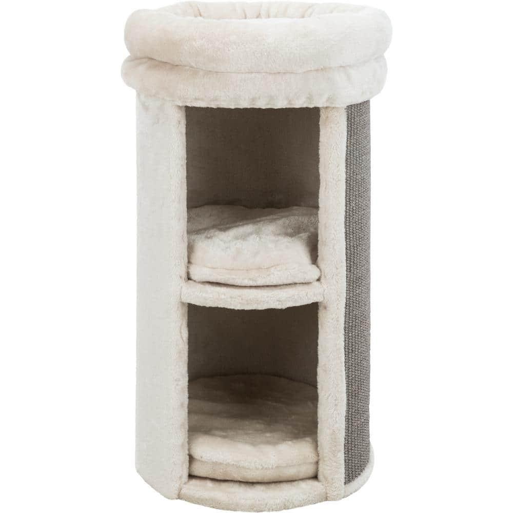 TRIXIE TRIXIE Mexia 29" Cat Tower, 2-Story Cat Condo, Removable Cushions, Cat Bed, Sisal Cat Scratcher, Cat Cube