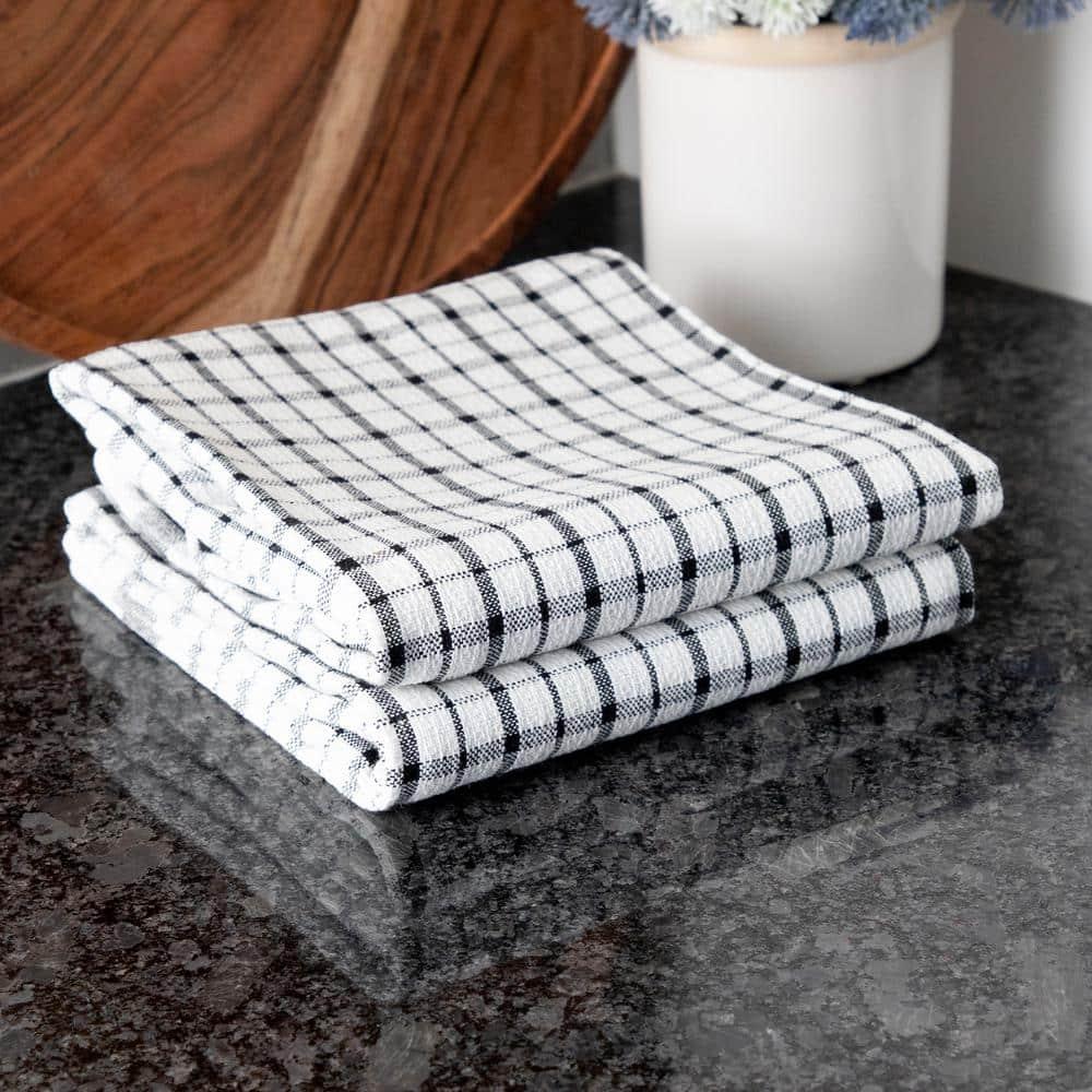 Cotton Plaid Jacquard Tea Towel Kitchen Towel