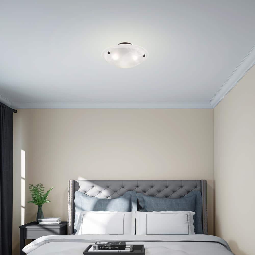 Livex Lighting Oasis 3 - Light Flush Mount in  Bronze