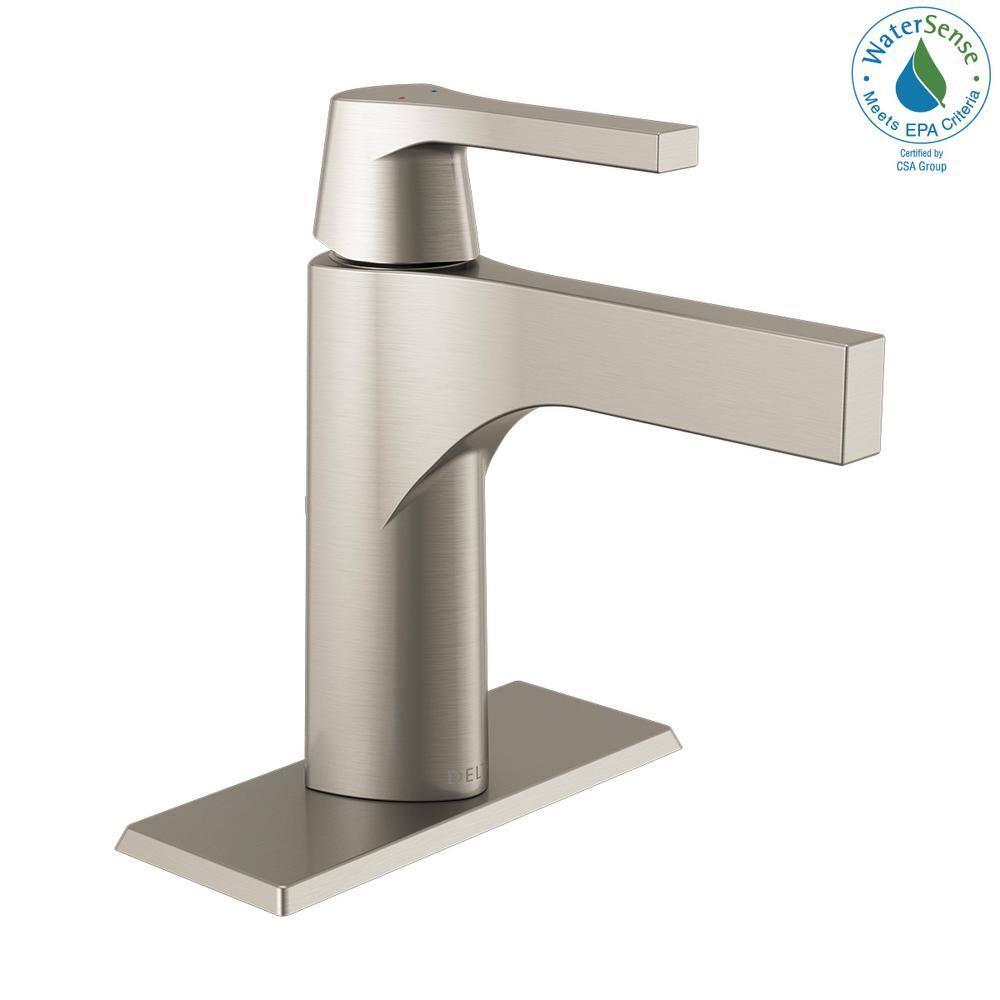 Zura Single Hole Bathroom Faucet with Drain Assembly
