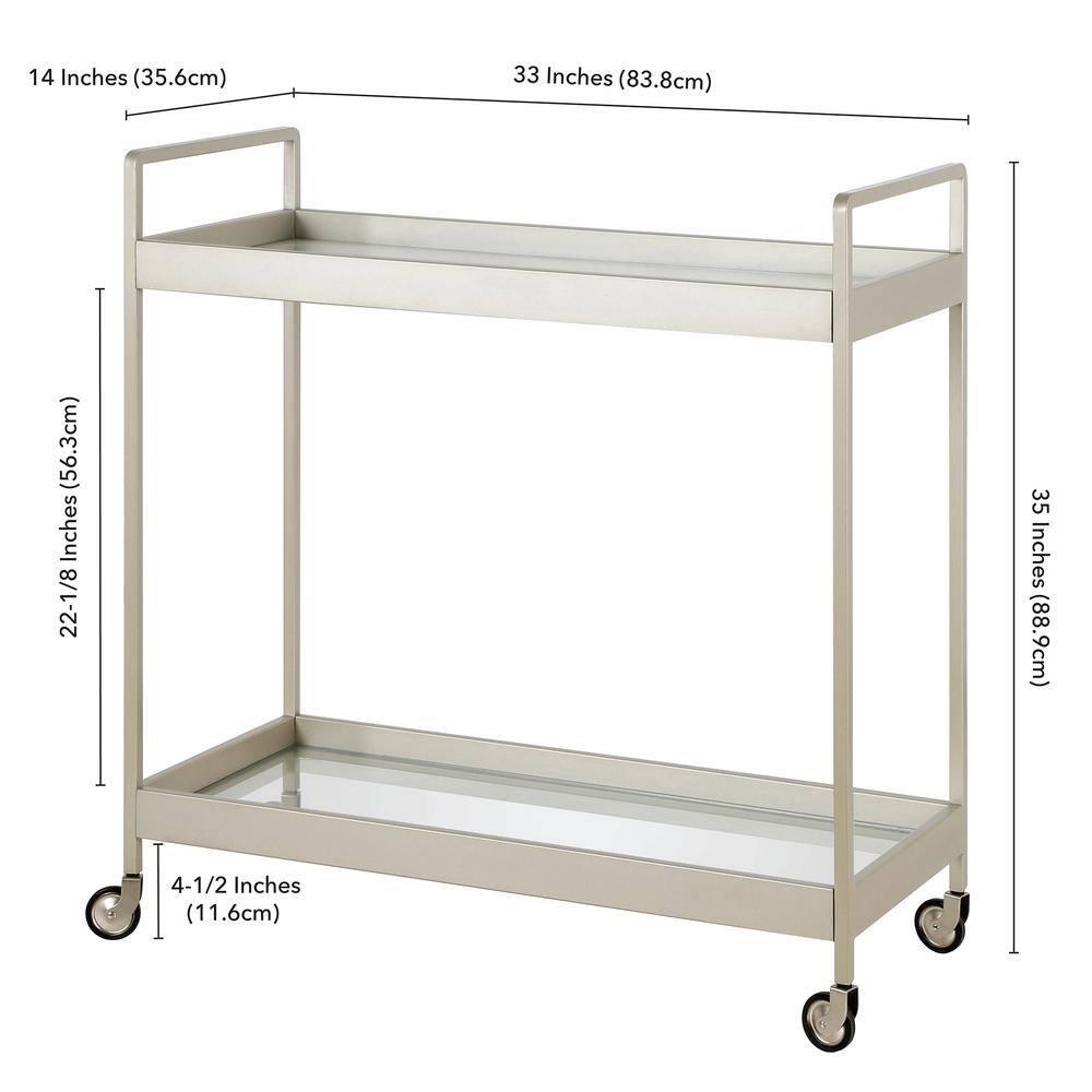 Apprentice Metal Bar Cart