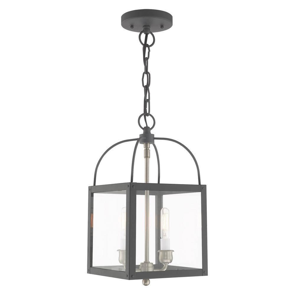 Livex Lighting Milford 2 - Light Pendant in  Scandinavian Gray