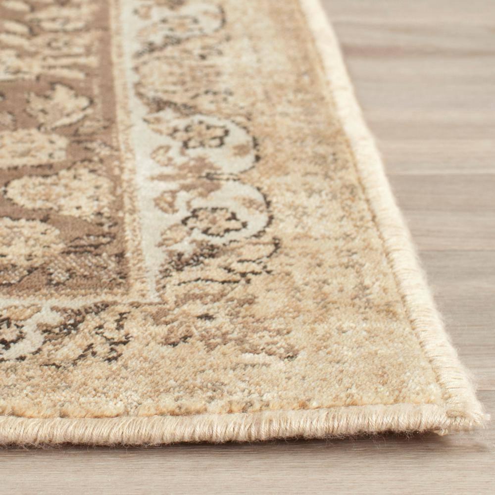 Vintage VTG113 Power Loomed Indoor Skid-Resistant Runner Rug - Warm Beige - 2'2"x9' - Safavieh