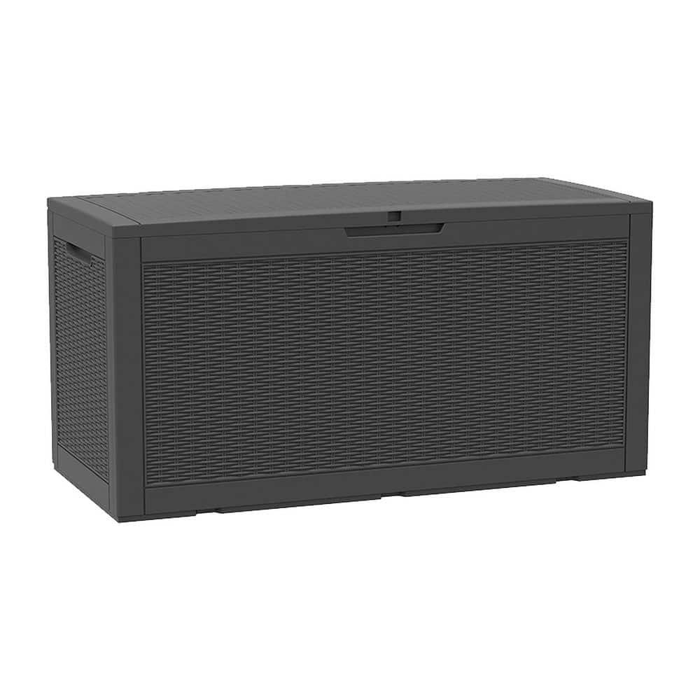 GUNJI GUNJI 100 Gallon Water Resistant Resin Lockable Deck Box