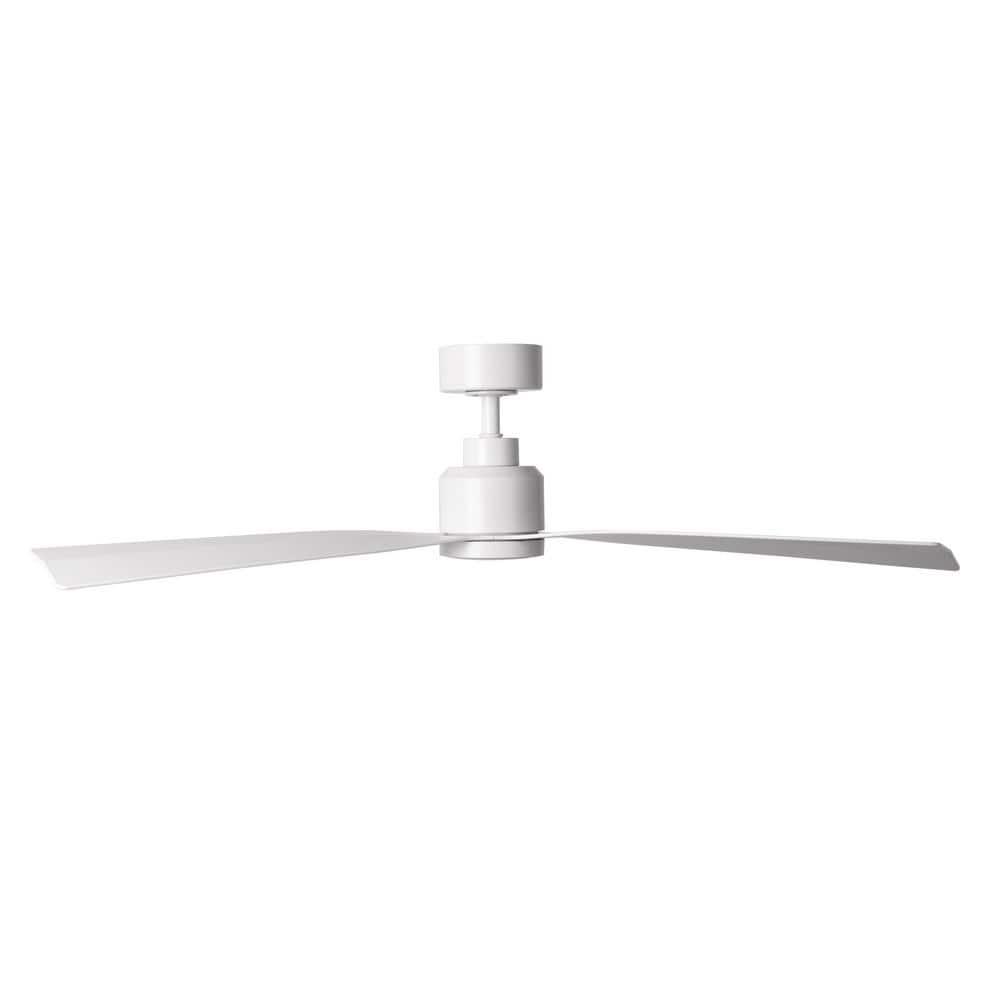 52" Smart Home Compatible 3 Blade Smart Ceiling Fan with Remote