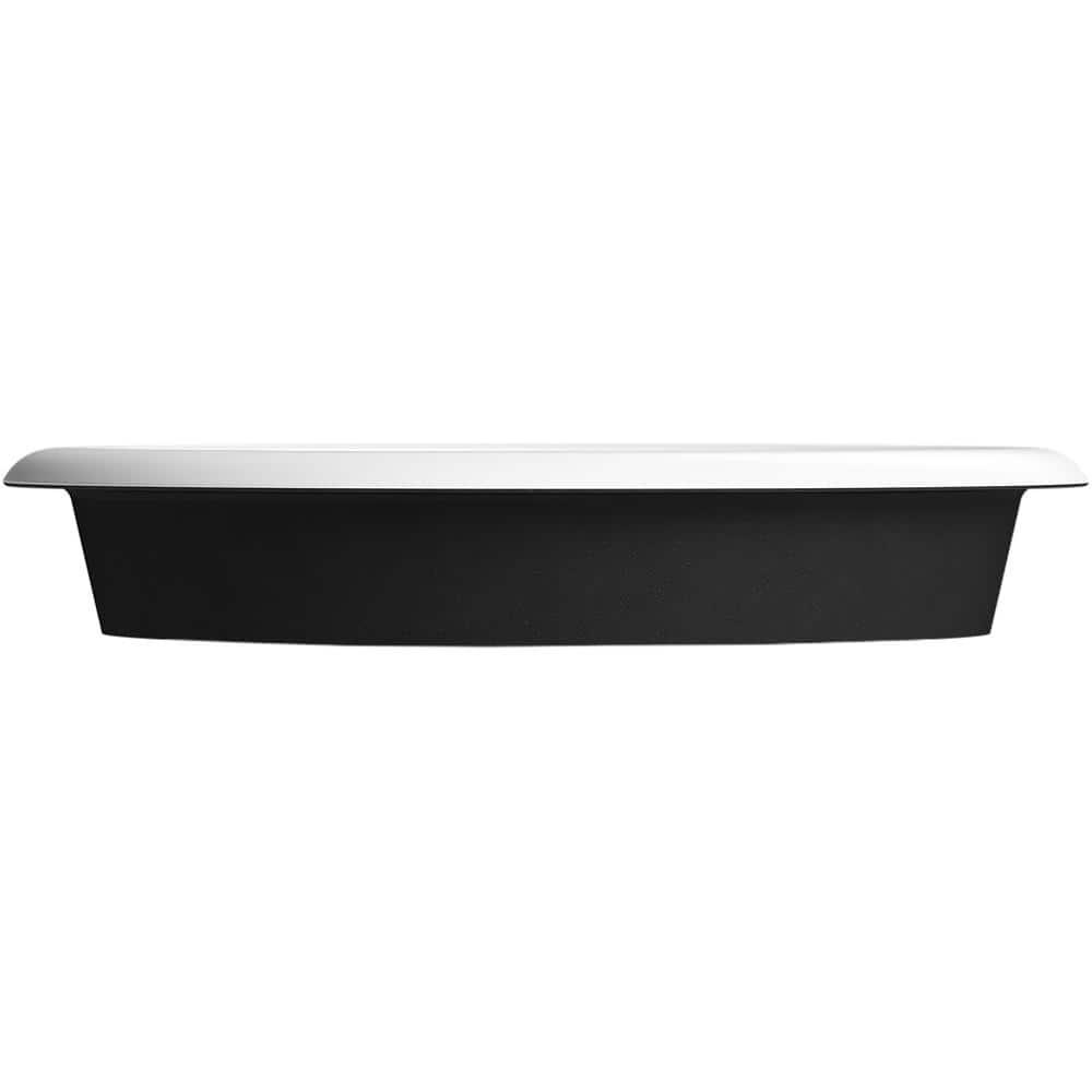 Iron Plains® Metal Circular Dual Mount Bathroom Sink with Overflow