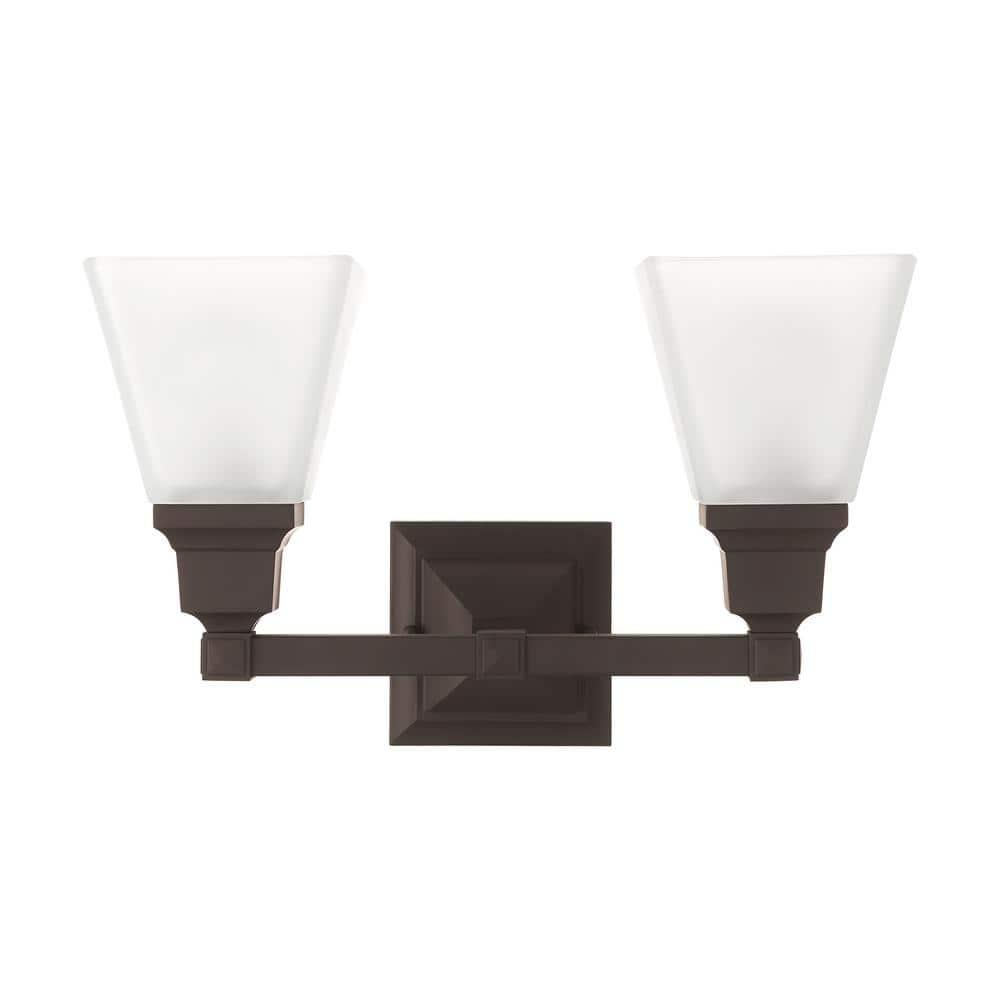 Livex Lighting Mission 2 - Light Vanity in  Polished Chrome