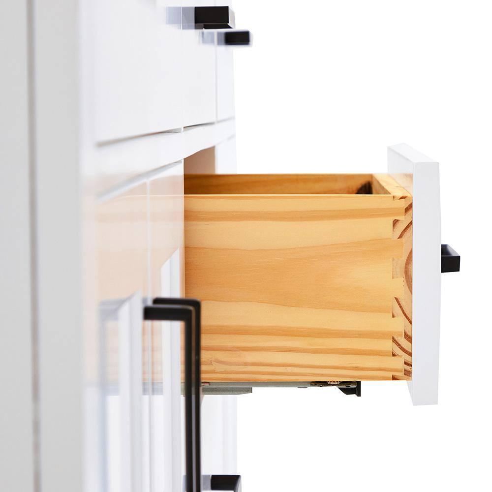 Ariel T072d-Bc Hepburn 72" Double Free Standing Vanity Cabinet Only - White