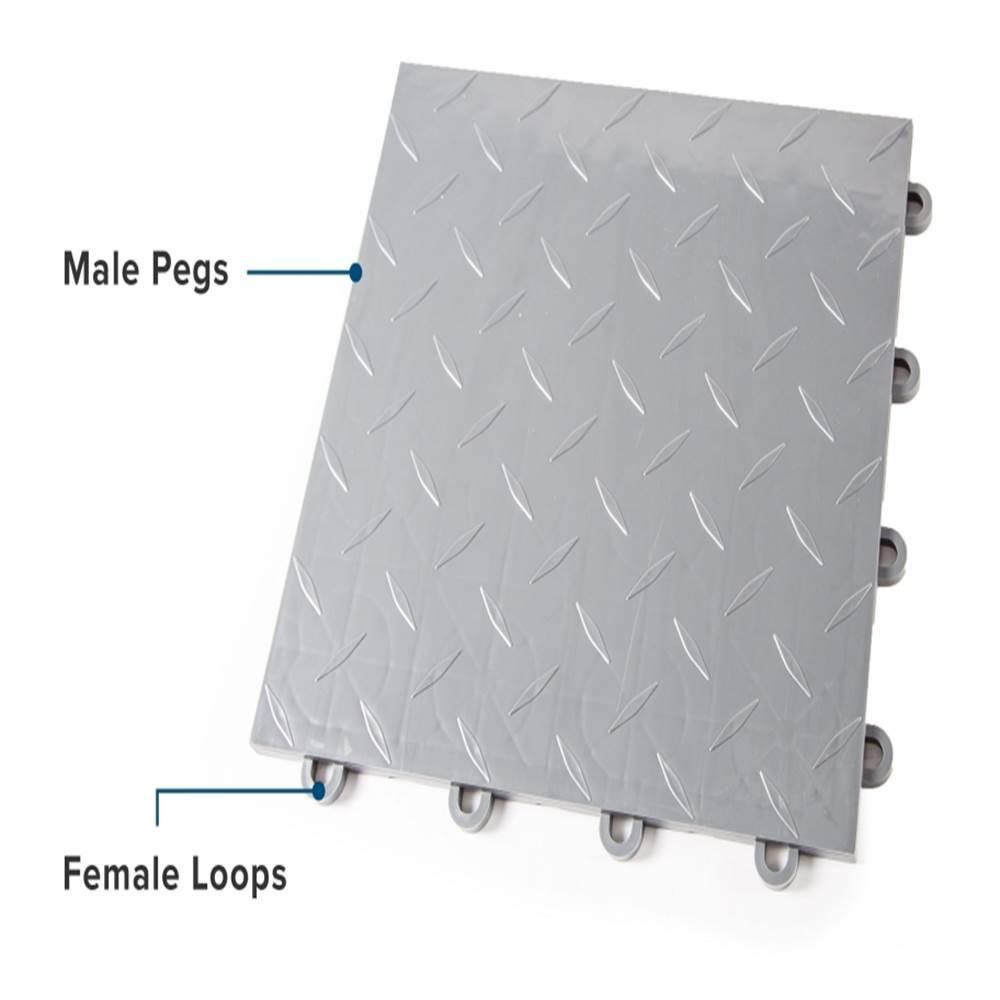FlooringInc 12'' W x 12'' L Garage Flooring Tiles