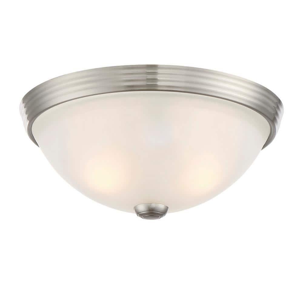 Savoy House NULL 2 - Light Flush Mount in  Satin Nickel
