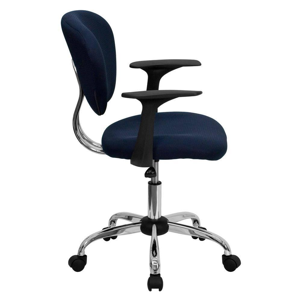 Flash Furniture Beverly Mid-Back Swivel Mesh Office Chair with Padded Seat by Flash Furniture (Set of 2)