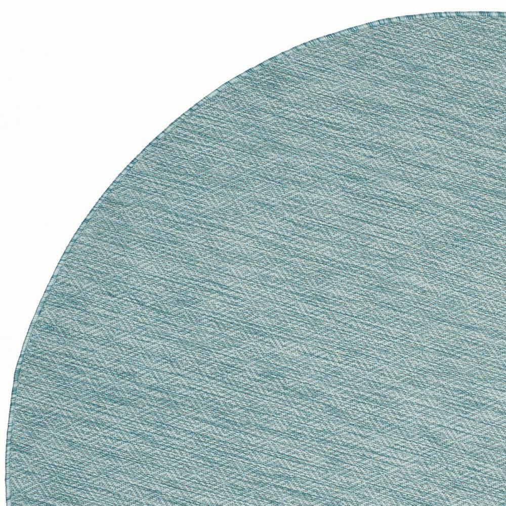 Courtyard CY8520 Power Loomed Indoor and Outdoor Area Rug - Aqua/Aqua - 5'3" Round - Safavieh