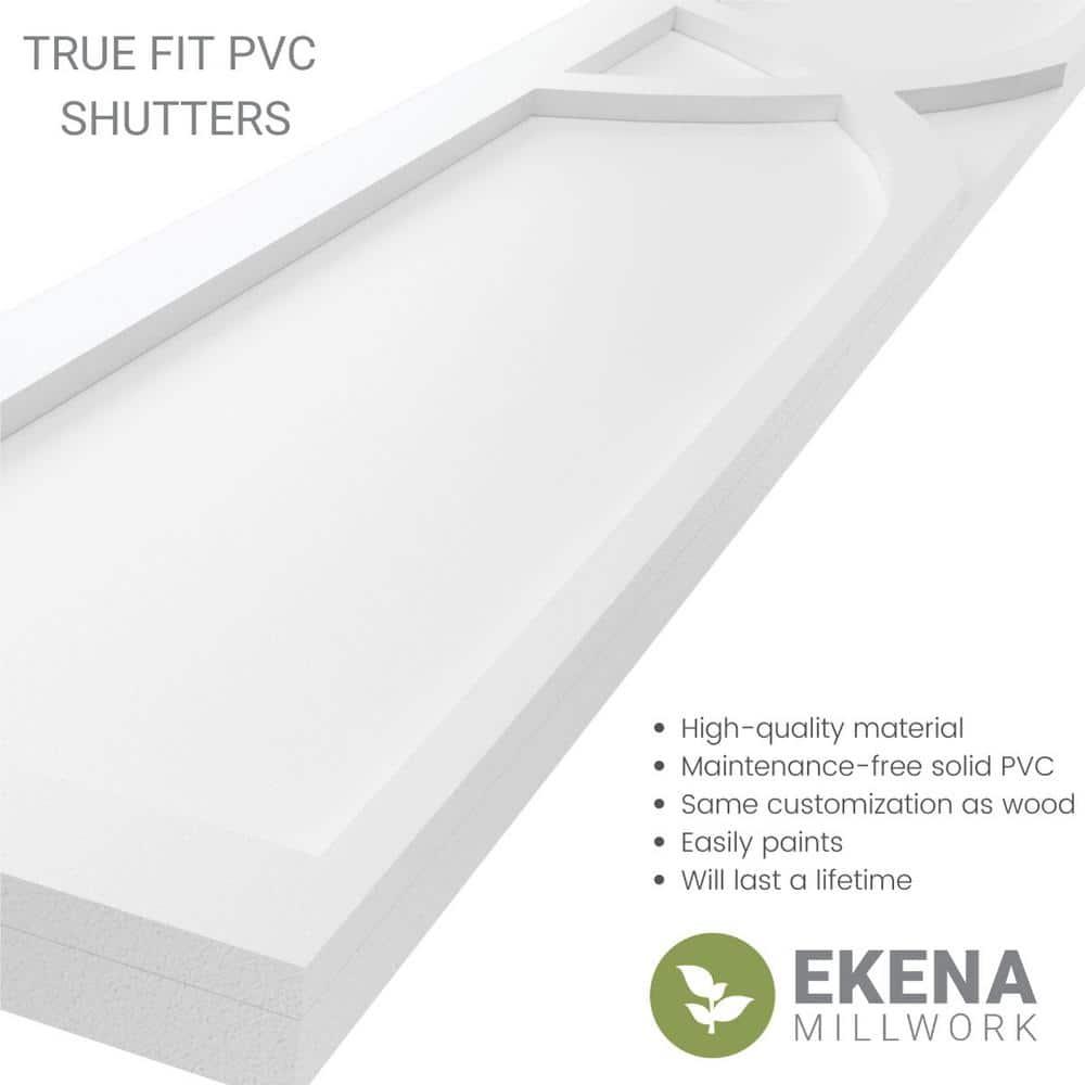 Ekena Millwork Flat Panel Shutters (Set of 2)