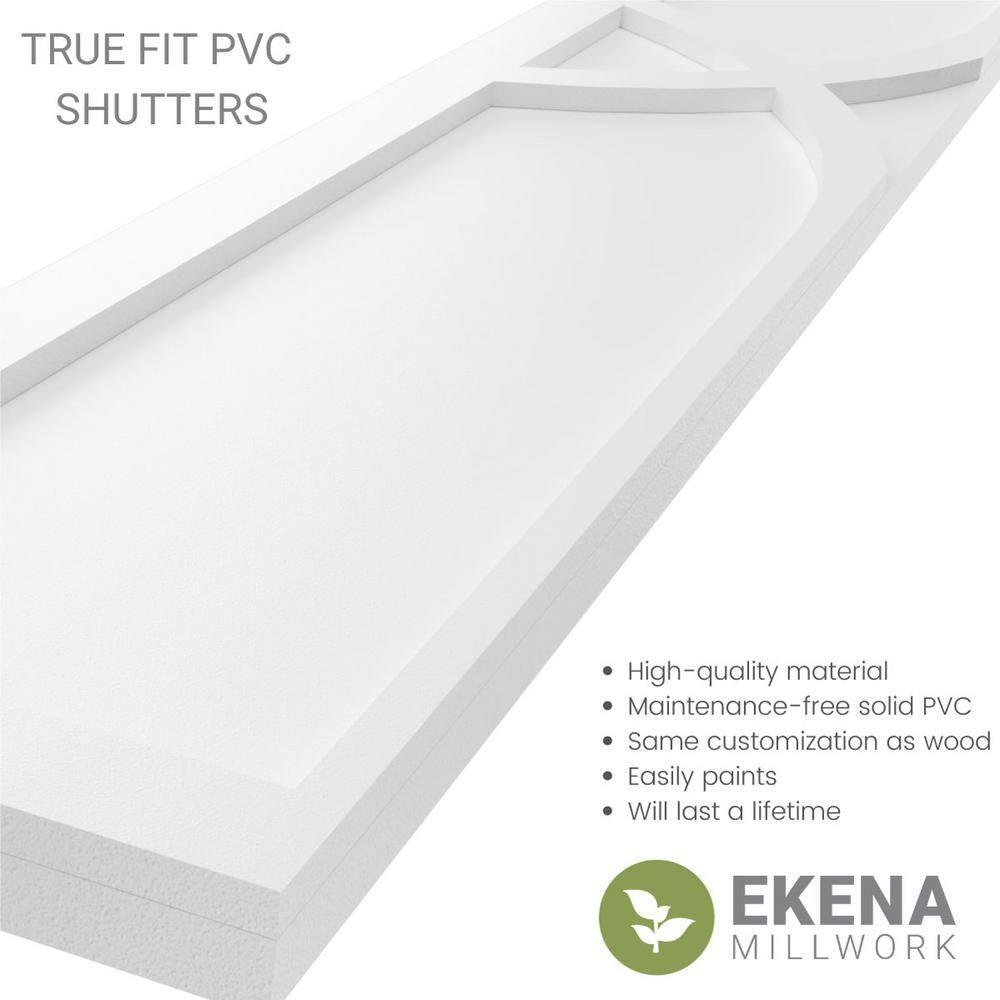 Ekena Millwork Flat Panel Shutters (Set of 2)