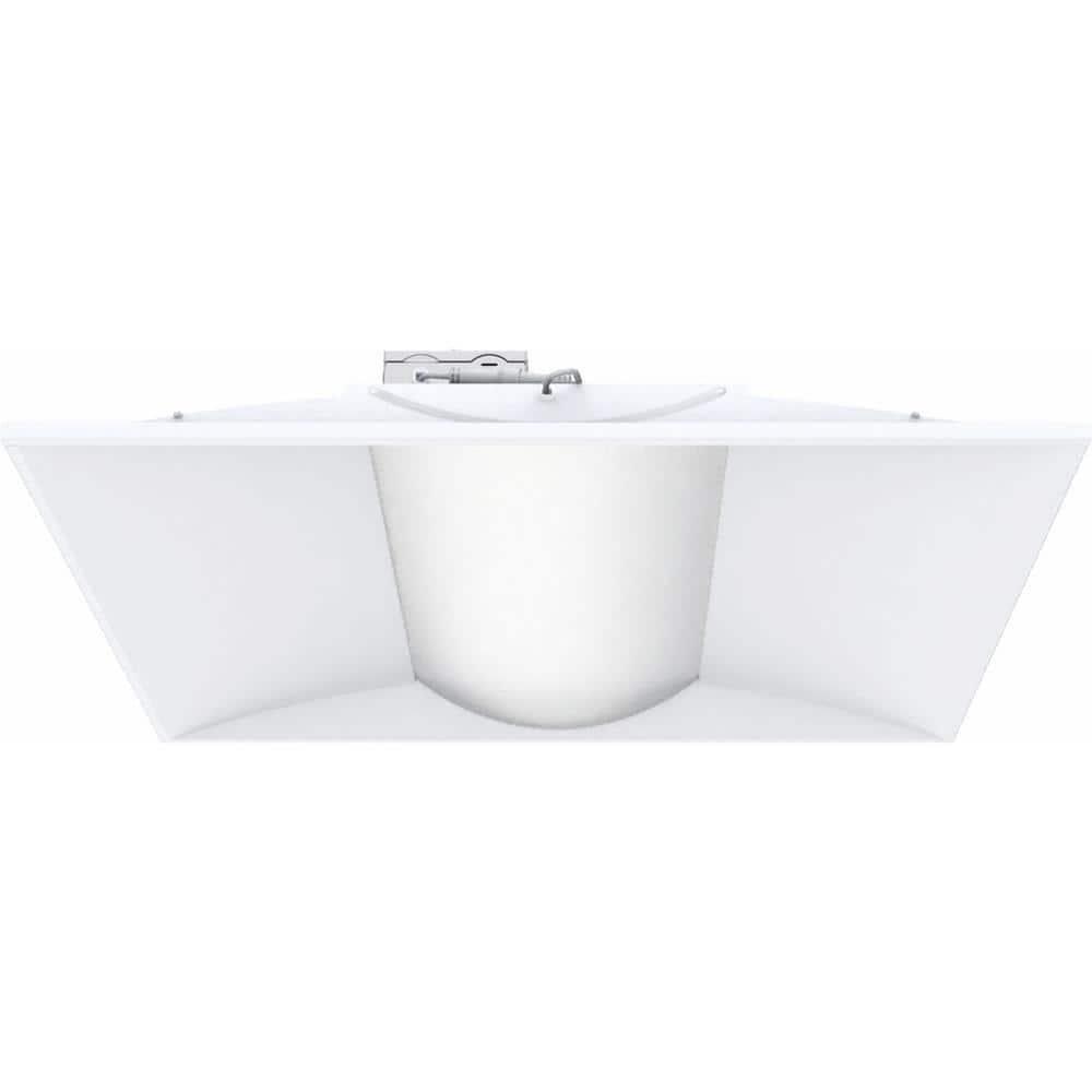 Lithonia Lighting LED Recessed Troffer,2 ft x2 ft Size,45W STAKS 2X2 ALO3 SWW7