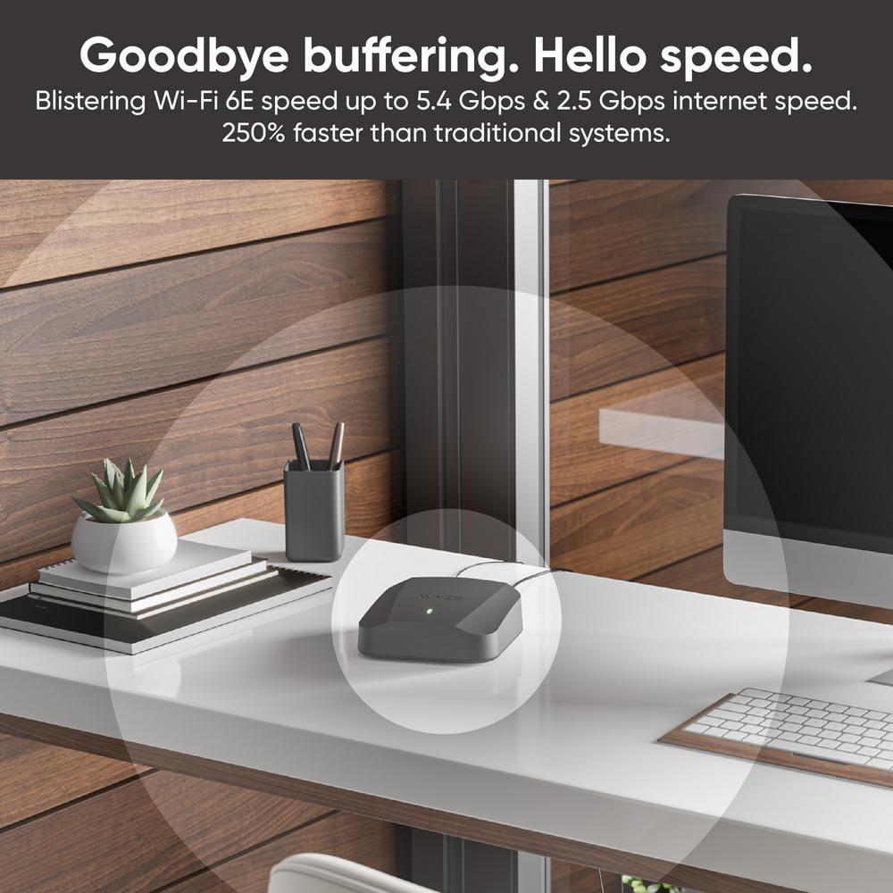 Restored Wyze Wi-Fi 6E Mesh Router Pro Tri-Band - WF6ETBMR (A-Grade) (Refurbished)