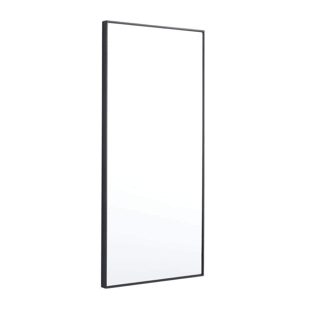 Gold Rectangular Full Length Wooden Wall Mirror
