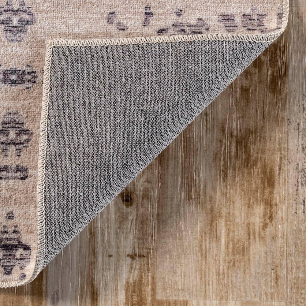 Nuloom Ariana Abstract 5x8 Machine Washable Indoor Area Rug for Living Room Bedroom Dining Room Kitchen, Grey/Beige