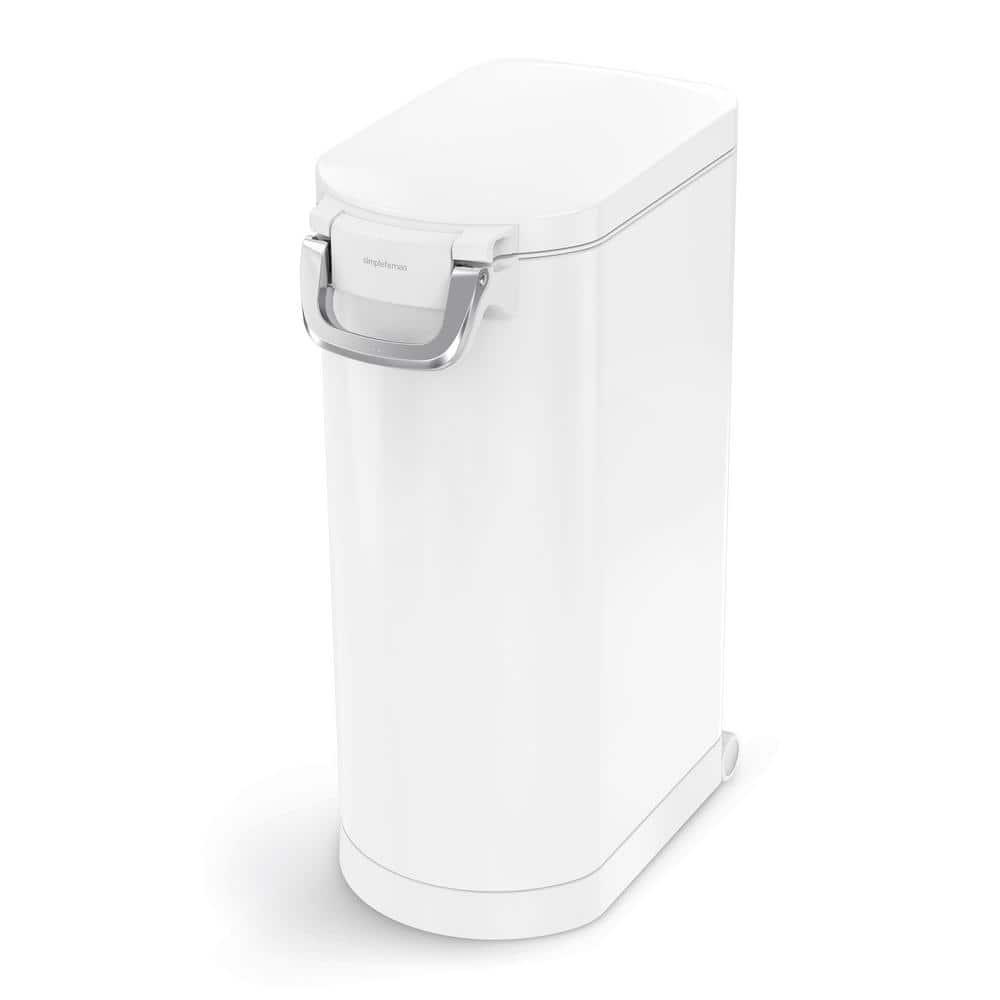 simplehuman Pet Food Storage Container Stainless Steel for Dog Food, Cat Food, and Bird Feed