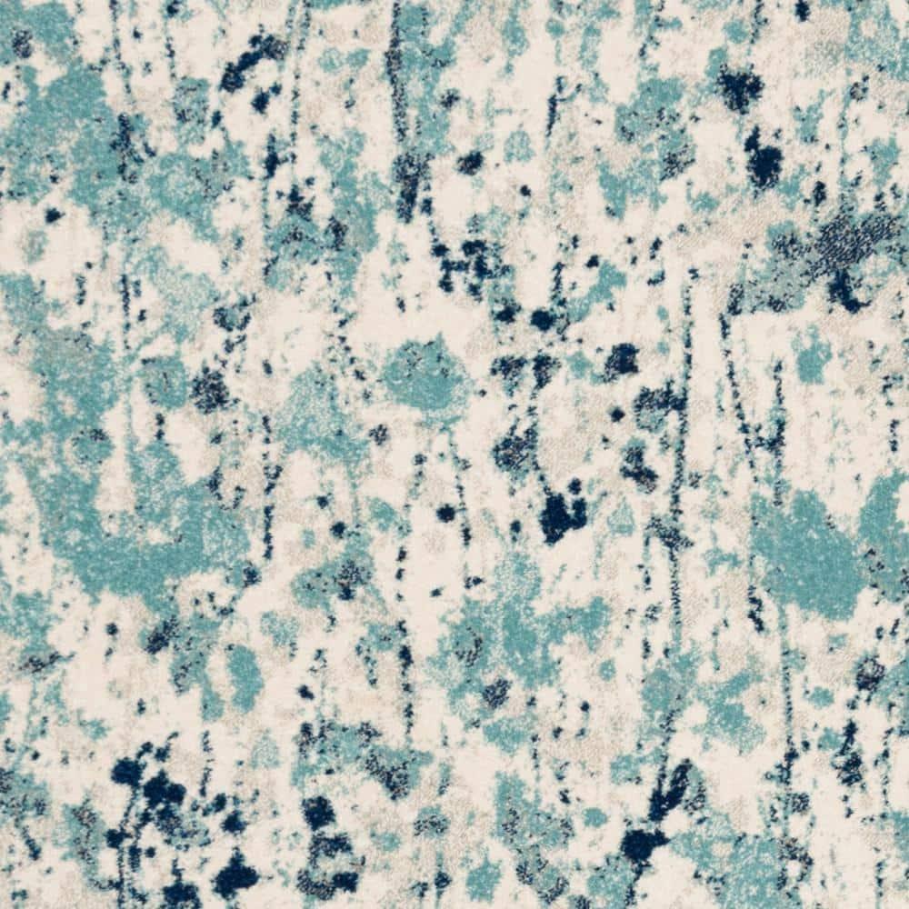 Evoke EVK284 Power Loomed Indoor Area Rug - Ivory/Blue - 8'x10' - Safavieh